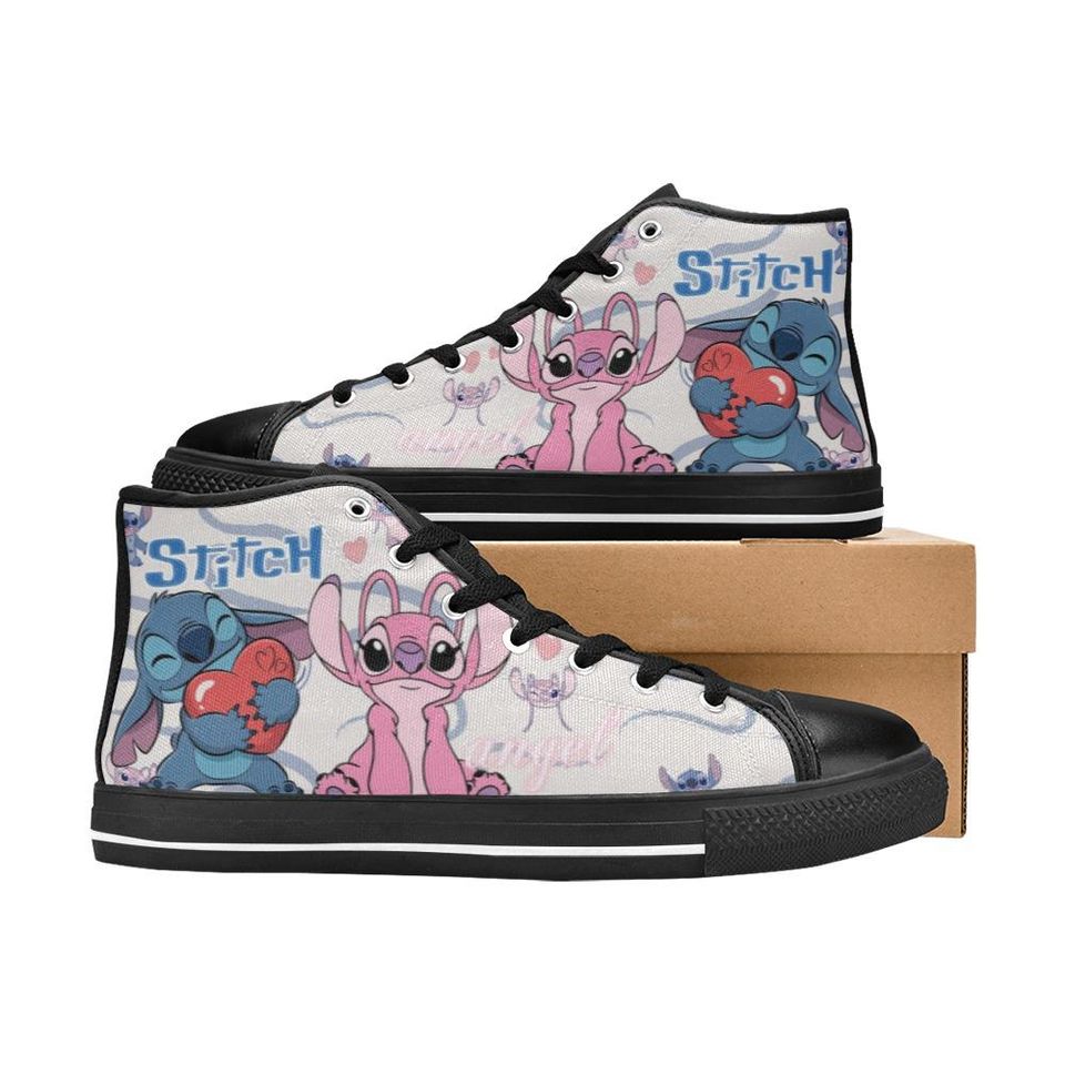 Lilo And Stitch High Top Shoes Sneakers