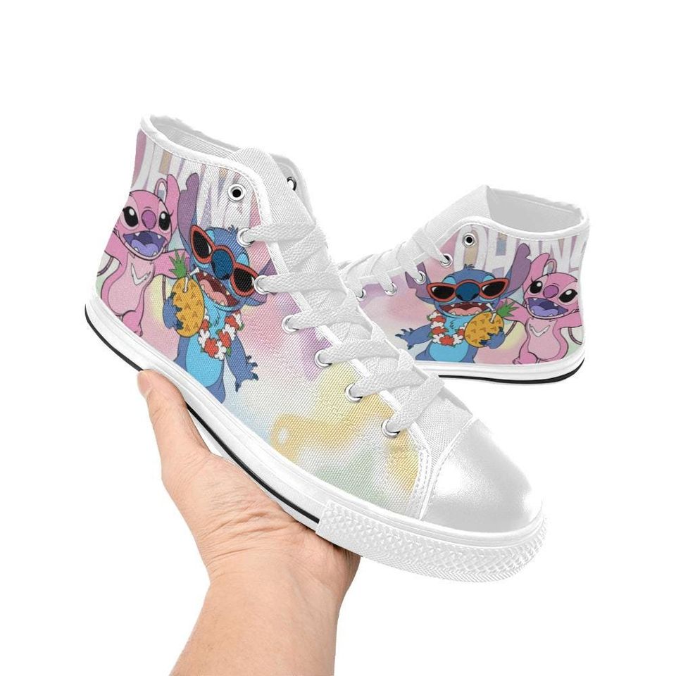 Lilo And Stitch High Top Shoes Sneakers