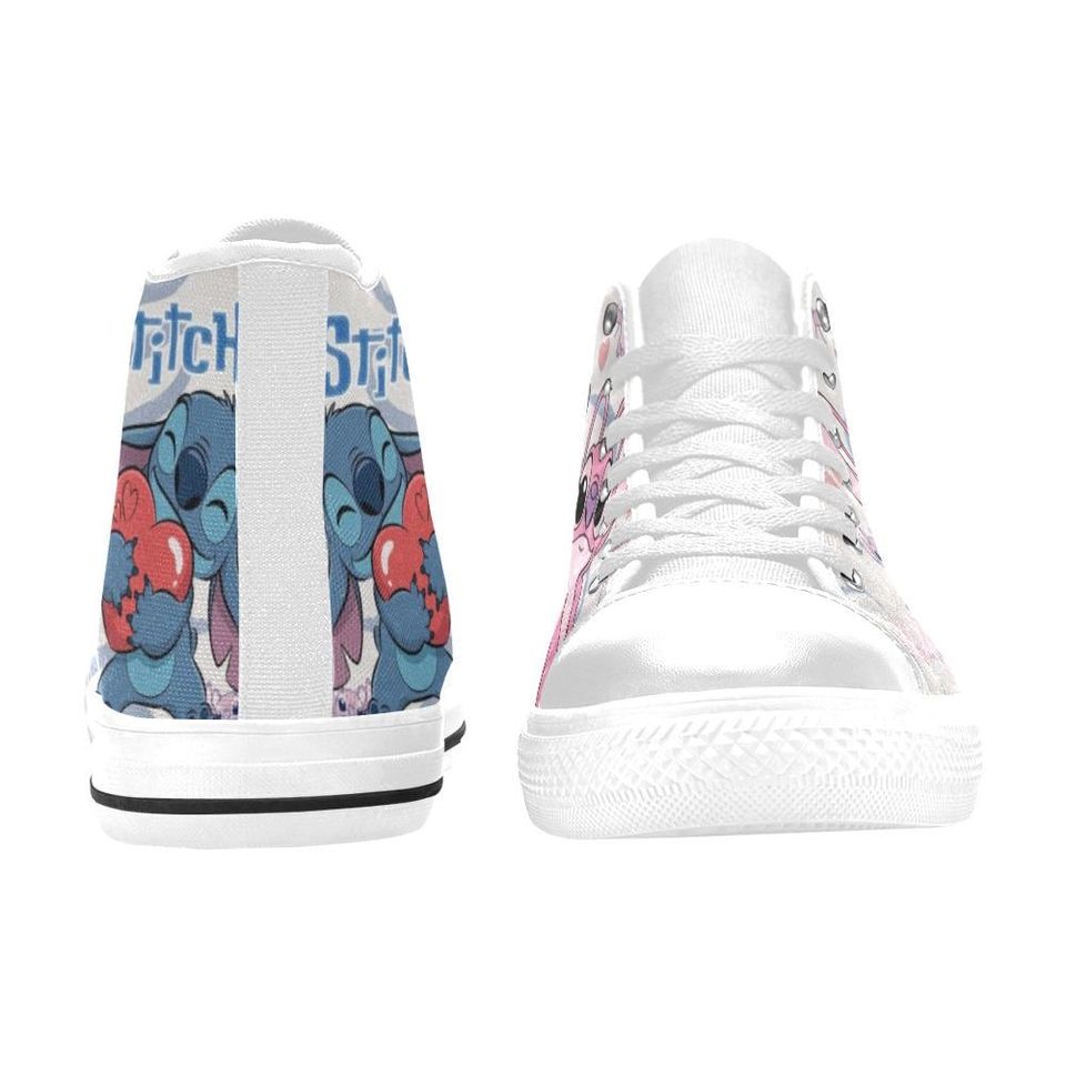 Lilo And Stitch High Top Shoes Sneakers