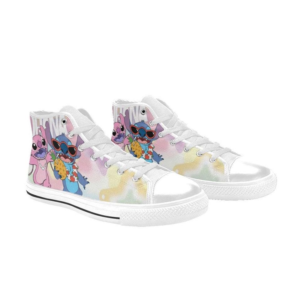 Lilo And Stitch High Top Shoes Sneakers