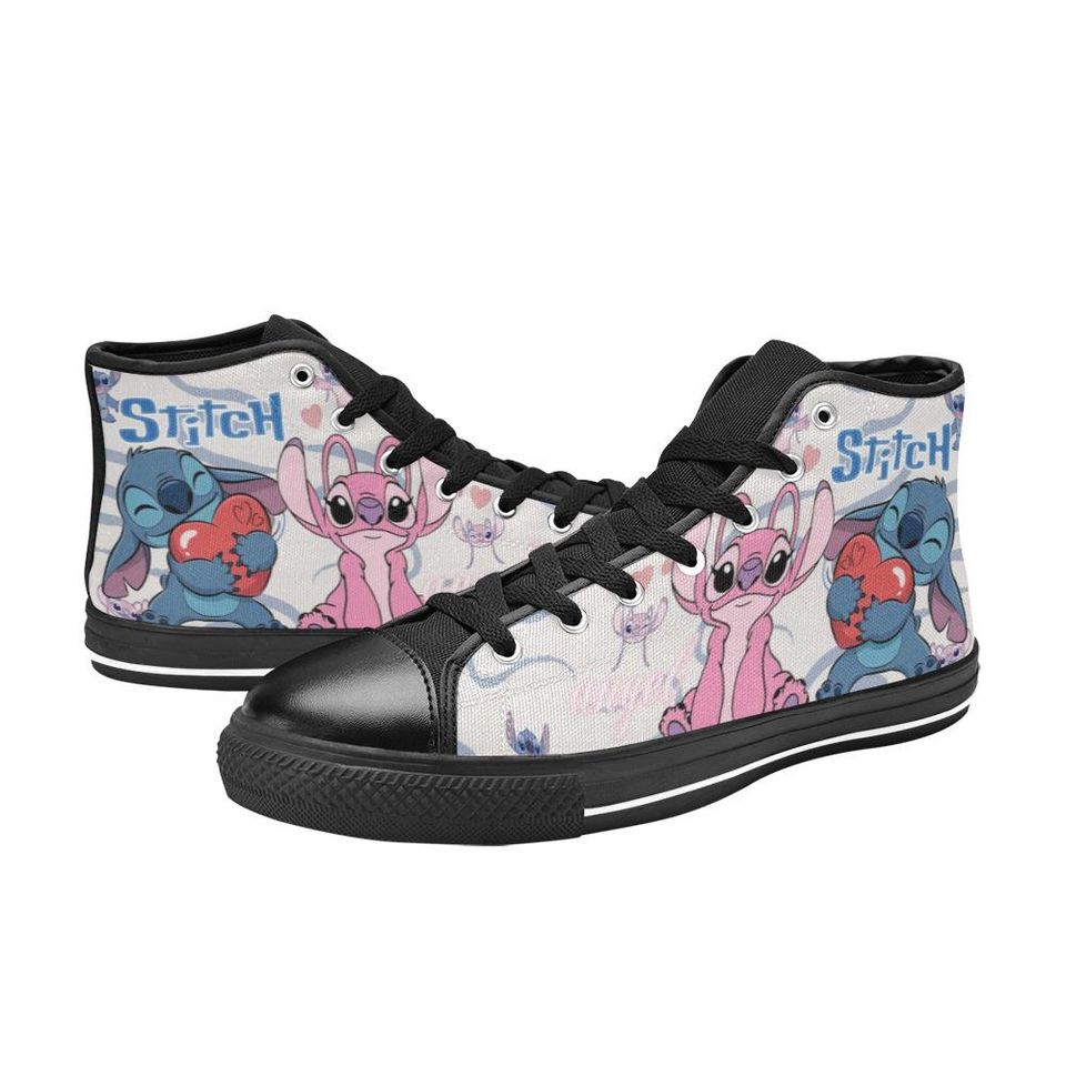 Lilo And Stitch High Top Shoes Sneakers