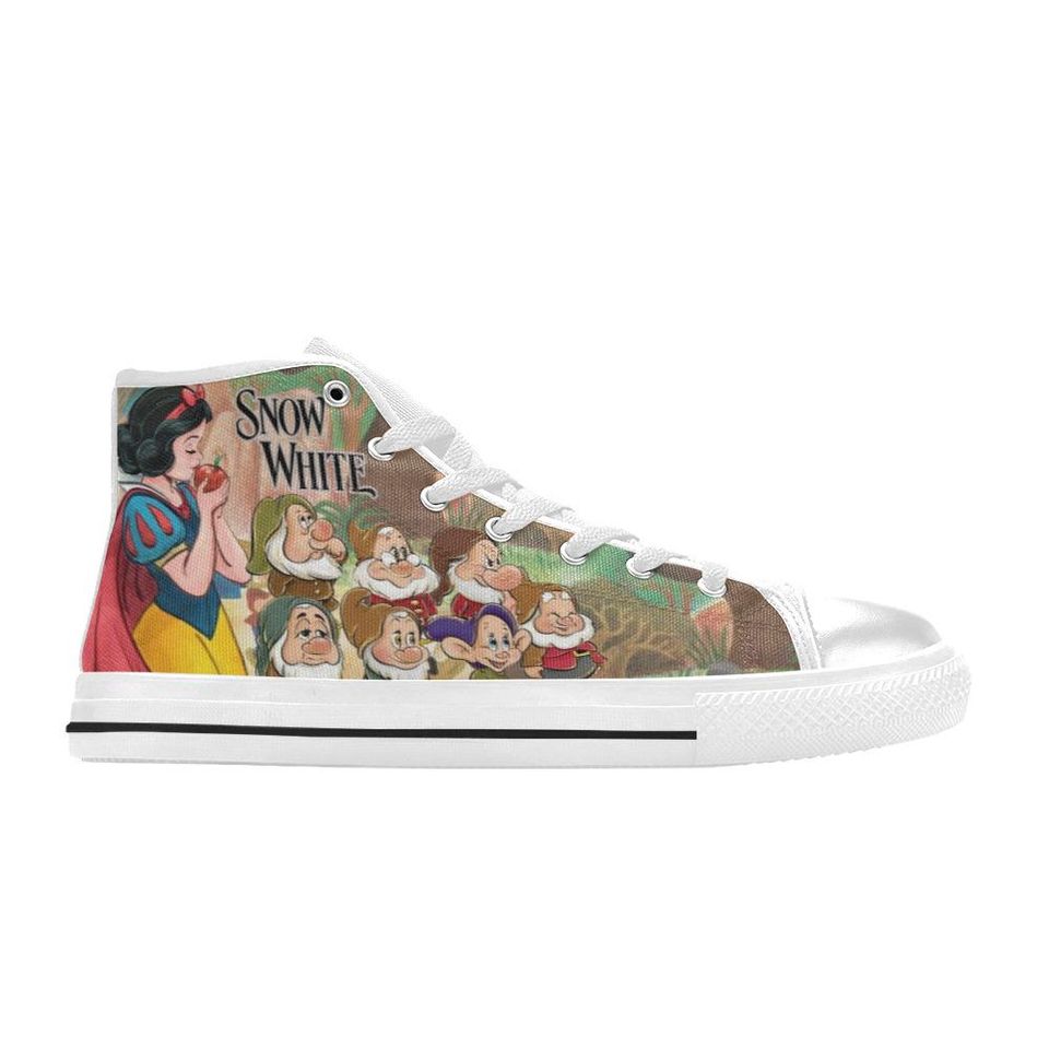 Snow White High Top Shoes Sneakers