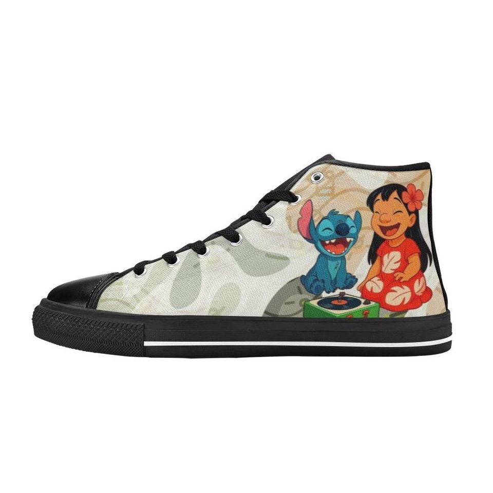 Lilo And Stitch High Top Shoes Sneakers