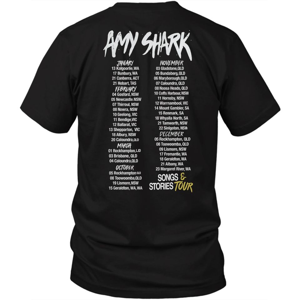 Amy Shark Songs And Stories Tour 2025 3D T-Shirt