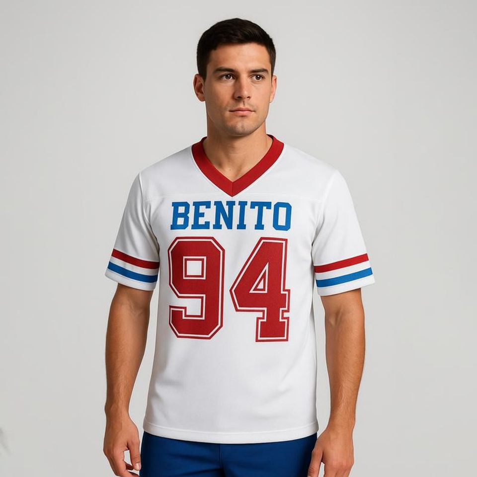 Puerto Rico Team Benito #94 Football Jersey, Sports Shirt, Fan Apparel