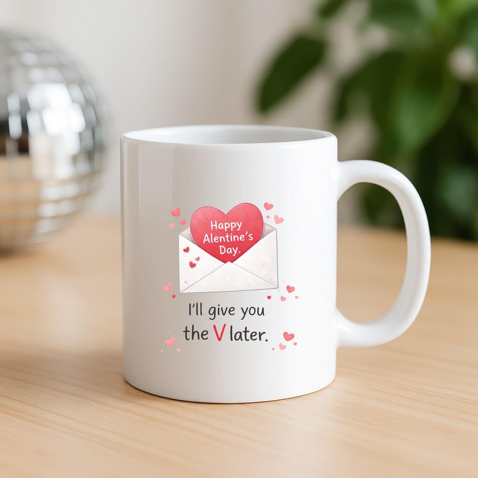Funny Valentine's Mug, Happy Alentines Day, Humorous Mug