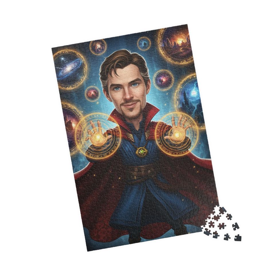 Custom Superhero Jigsaw Puzzle: Personalized Family Game Night