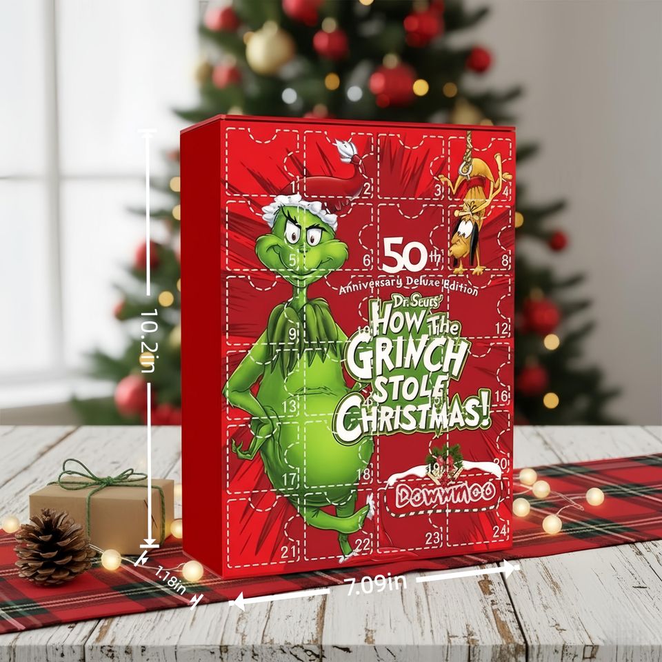 funny character Advent Calendar - 24 Seuss Geisel Character Figures