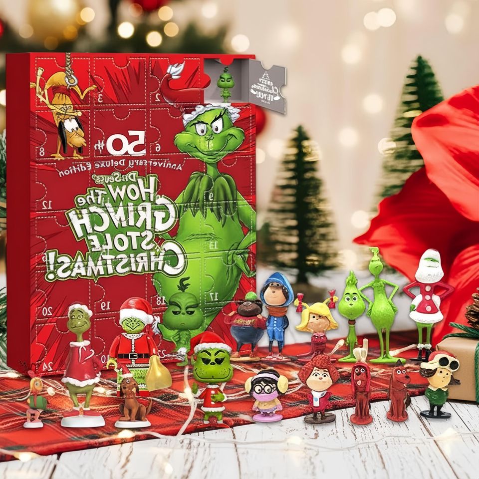 funny character Advent Calendar - 24 Seuss Geisel Character Figures
