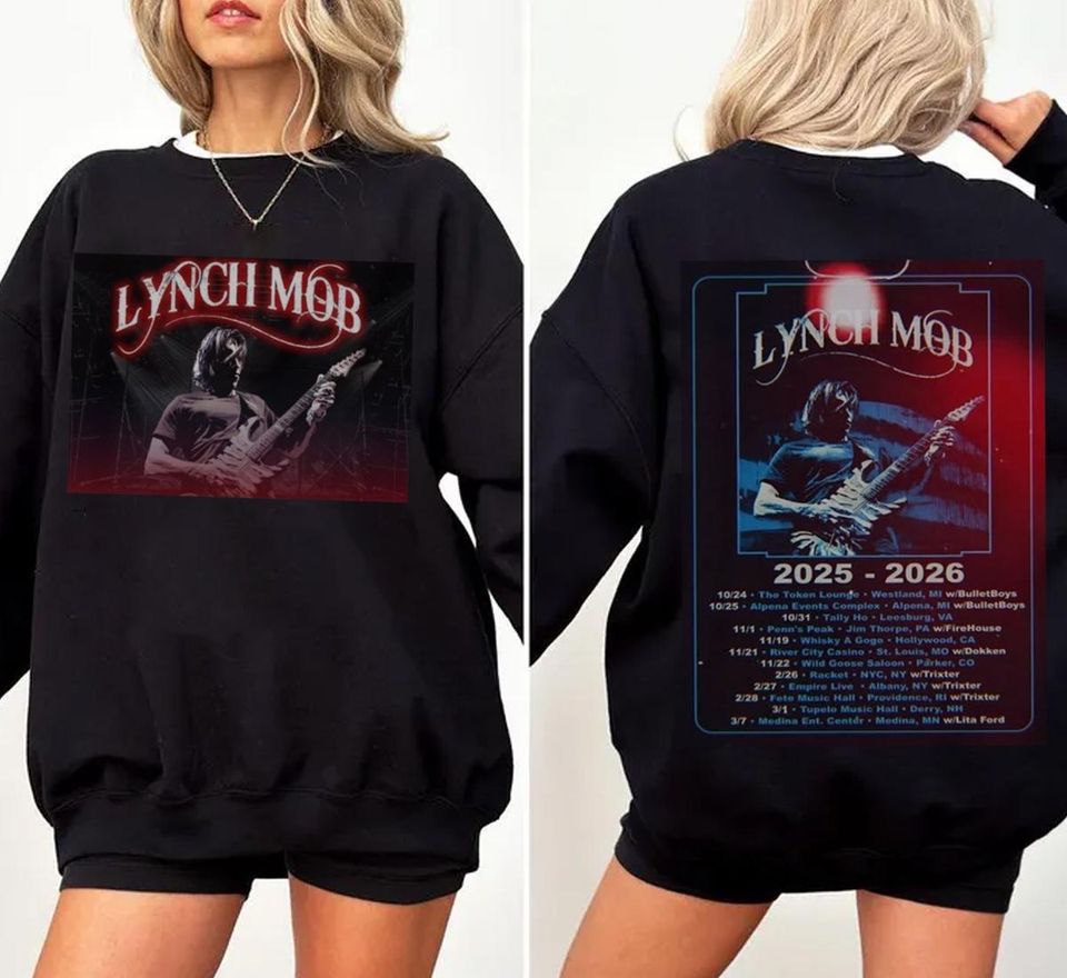 Lynch Mob 20252026 Tour Graphic Sweatshirt