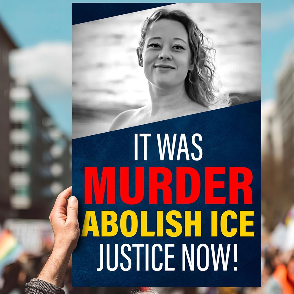 Abolish ICE Protest Poster, Anti-Trump Art