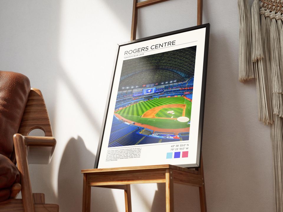 Toronto Blue Jays 2025 World Series Rogers Centre Poster
