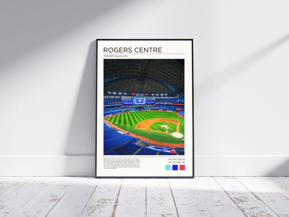 Toronto Blue Jays 2025 World Series Rogers Centre Poster