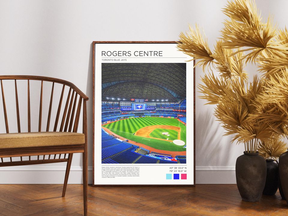 Toronto Blue Jays 2025 World Series Rogers Centre Poster