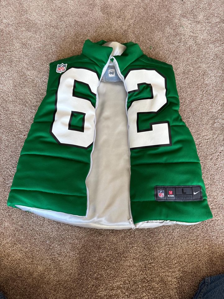 Custom Handmade Puffer Vest - Made From Your Jersey
