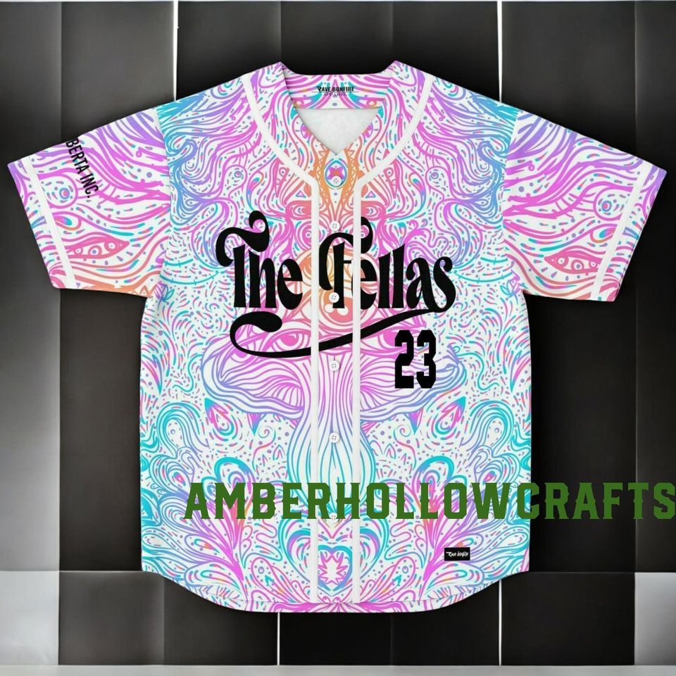 Illenium Seven Lions Slander Paisley Jersey: EDM Rave Baseball Shirt