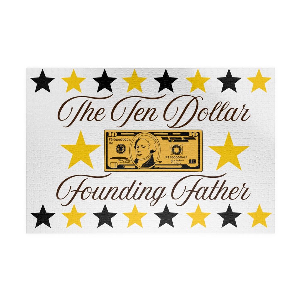 Hamilton Puzzle - Founding Father Musical Jigsaw Puzzle for Family Game Night