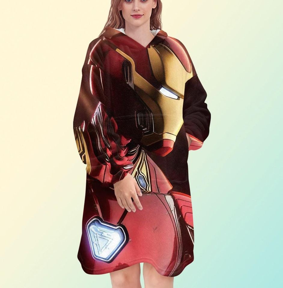 Iron Man Blanket Hoodie