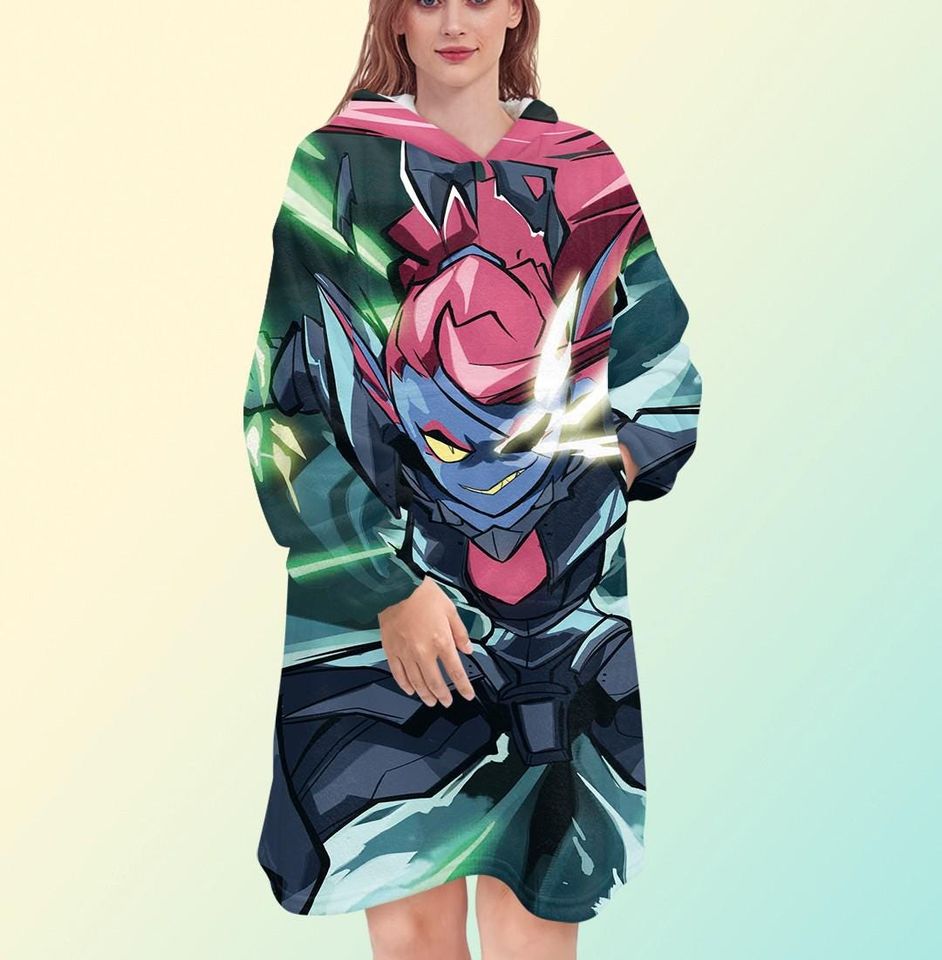 Undertale Undyne Blanket Hoodie
