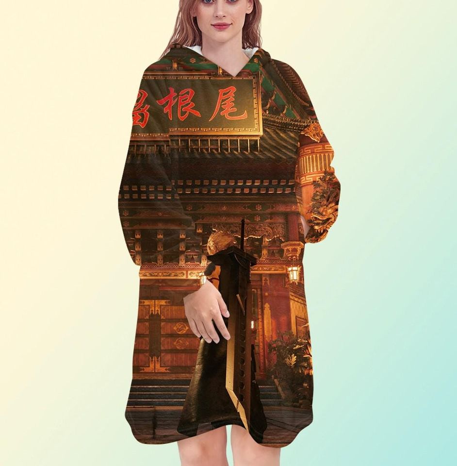 Final Fantasy VII Remake Blanket Hoodie