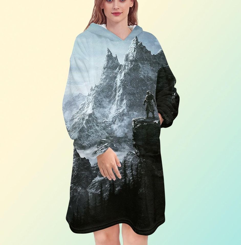 Skyrim Blanket Hoodie