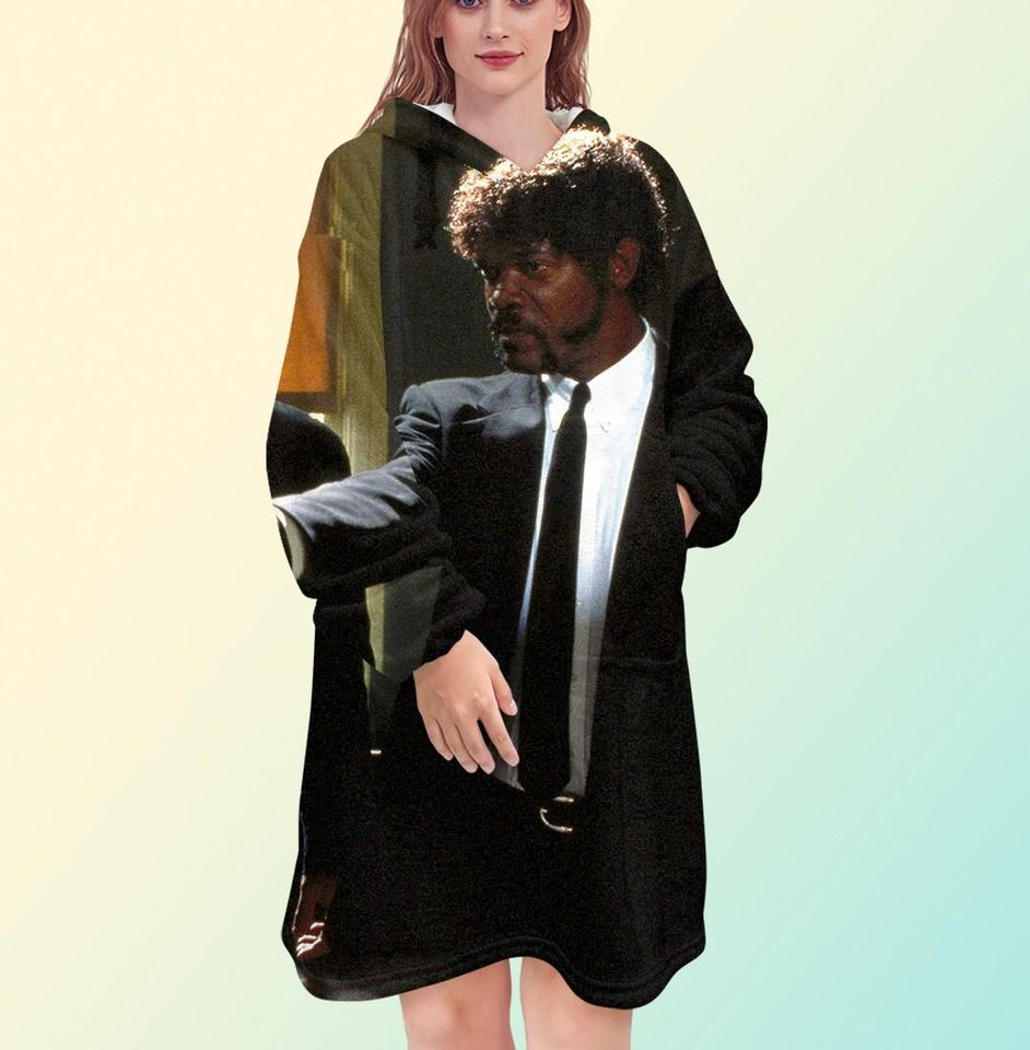 Pulp Fiction Blanket Hoodie