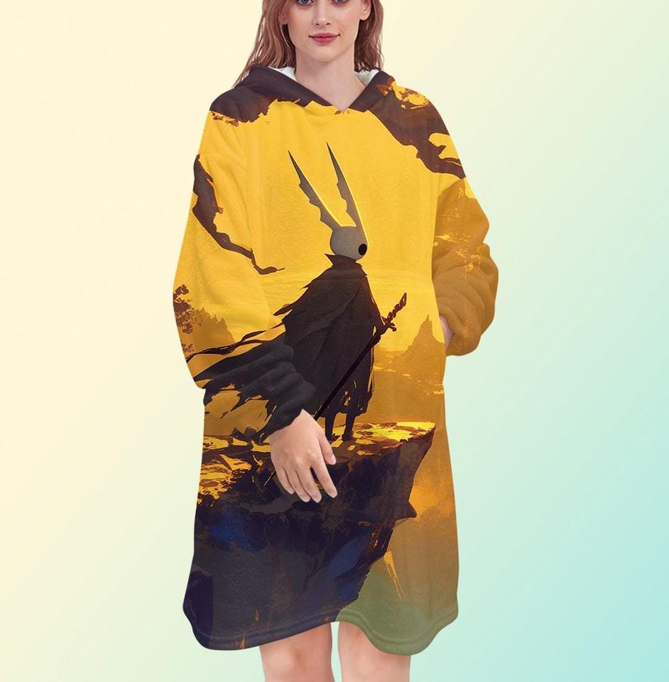 Hollow Knight Silksong Blanket Hoodie