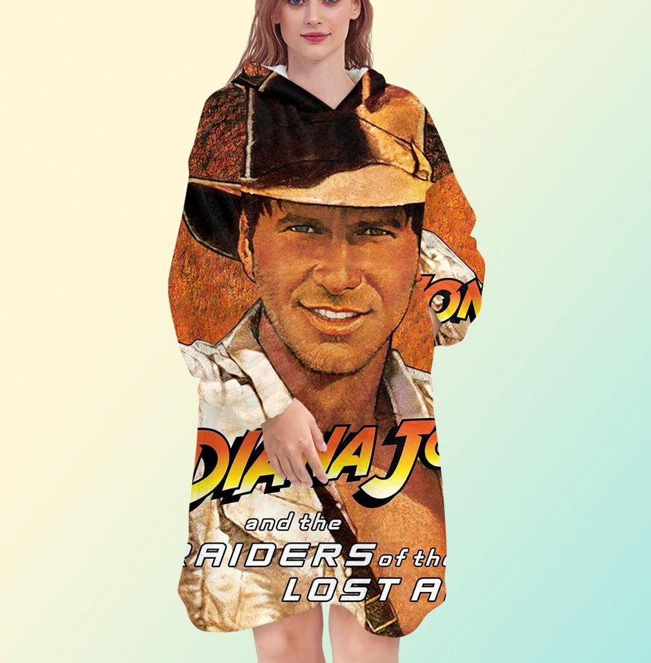 Indiana Jones Blanket Hoodie
