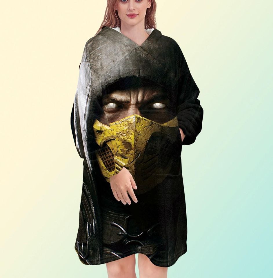 Mortal Kombat 11 - Scorpion Blanket Hoodie