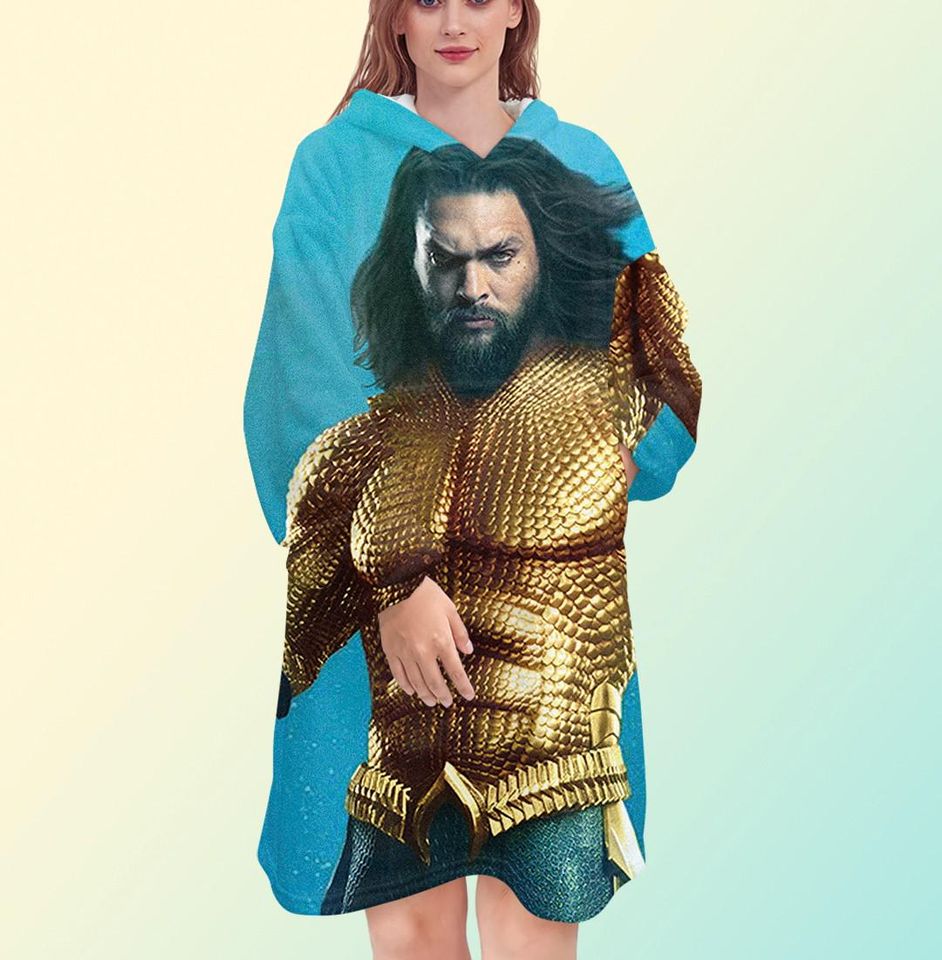 Aquaman Blanket Hoodie