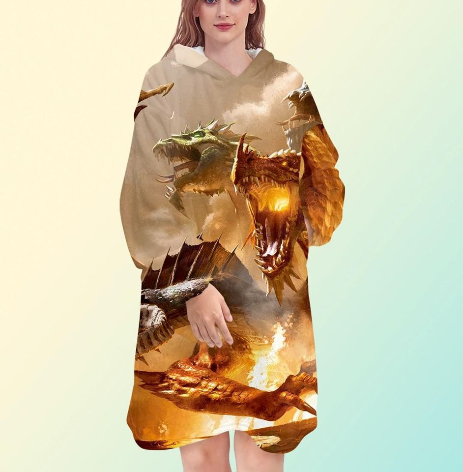 Dungeons & Dragons Blanket Hoodie
