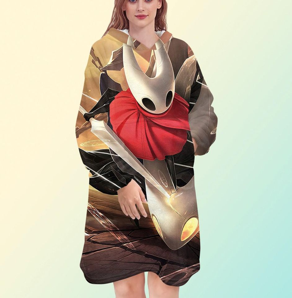 Hollow Knight Silksong Blanket Hoodie