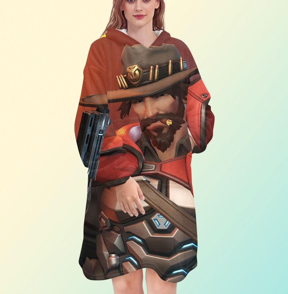 Overwatch 2 Cassidy Blanket Hoodie