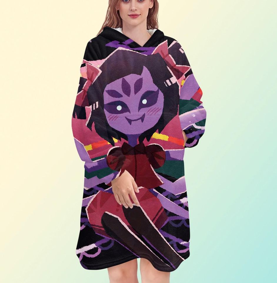 Undertale Deltarune - Muffet Blanket Hoodie