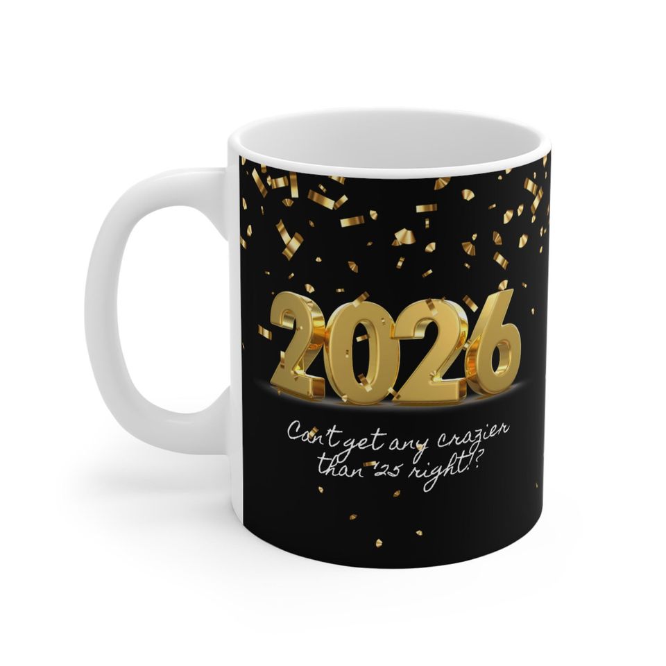 Custom Name 2026 Better Year Ahead Coffee Mug, New Year Gift