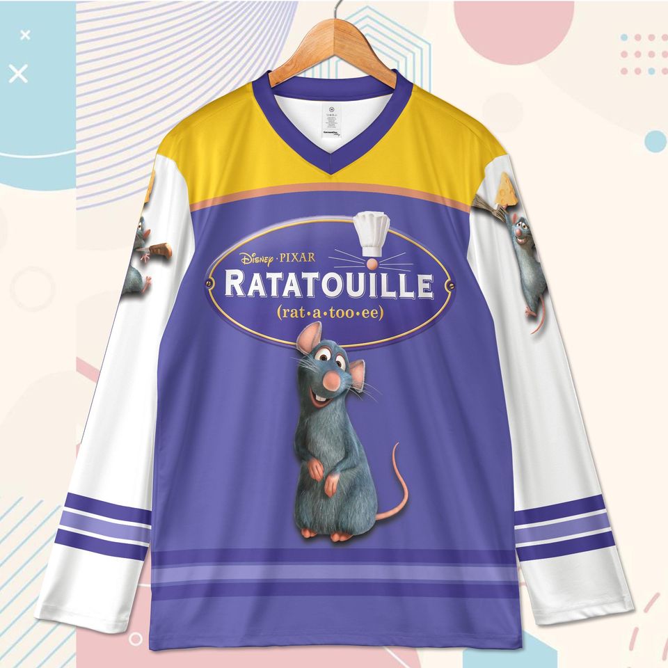 Custom Chef Mouse Baseball Jersey  Personalized Cartoon Jersey