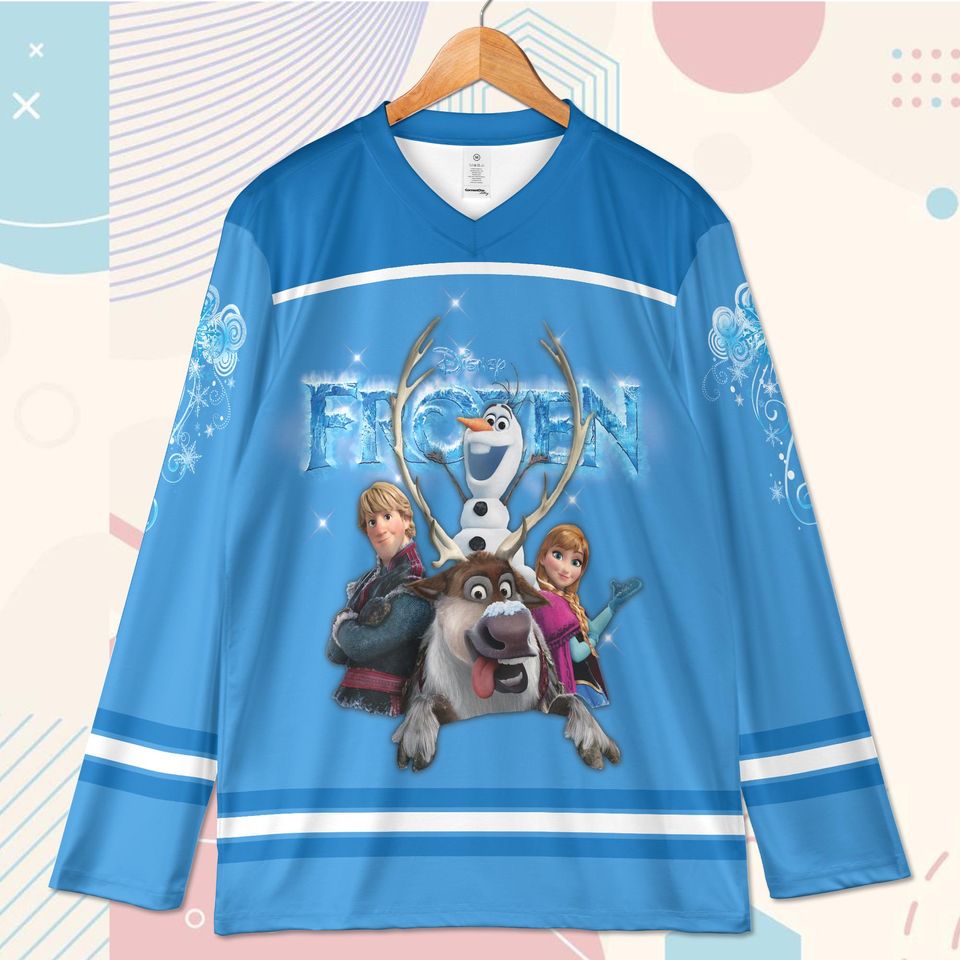 Custom Ice Princess Baseball Jersey  Winter Cartoon Team Shirt