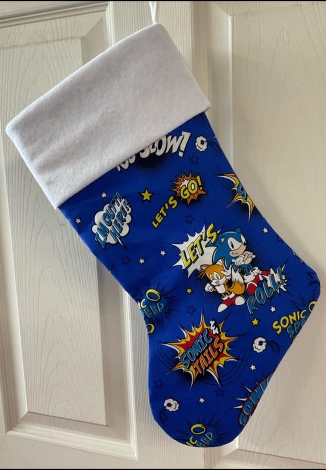 Sonic  Christmas Stocking
