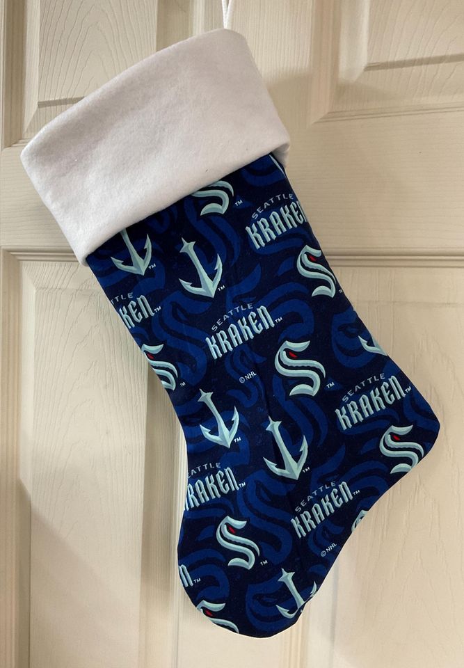 Seattle Kraken Christmas Stocking