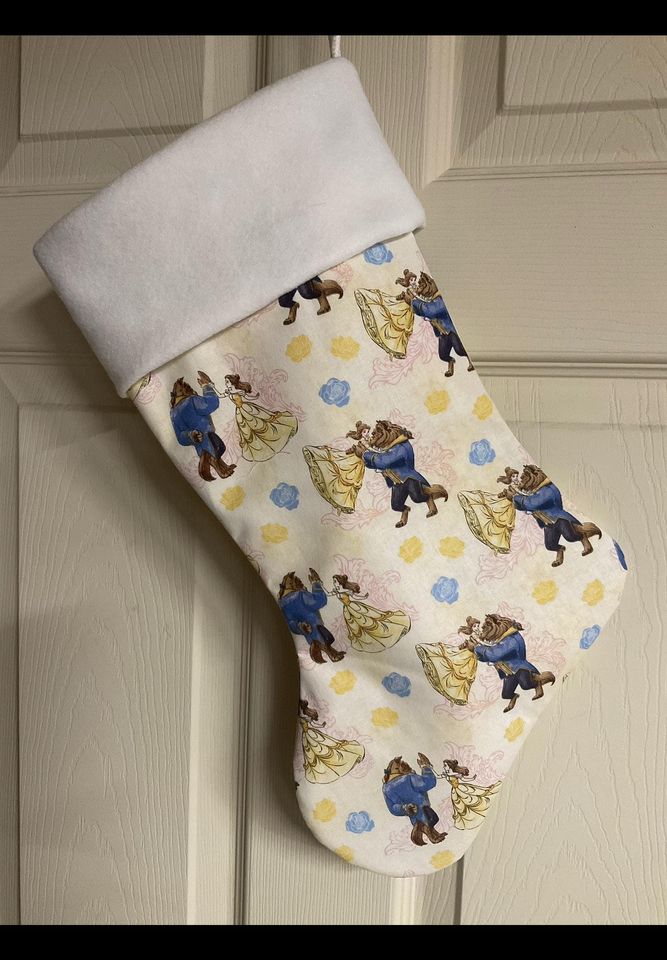 Beauty and the Beast Christmas Stocking