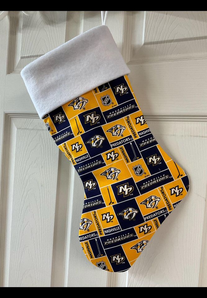 Nashville Predators Christmas Stocking