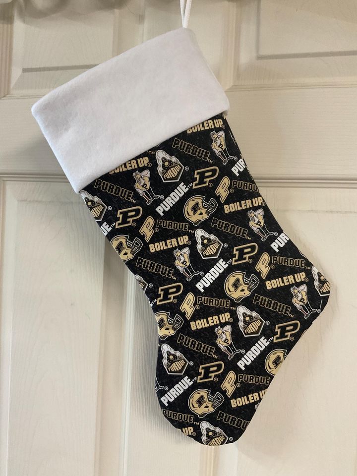Purdue Boilmaker  Christmas Stocking