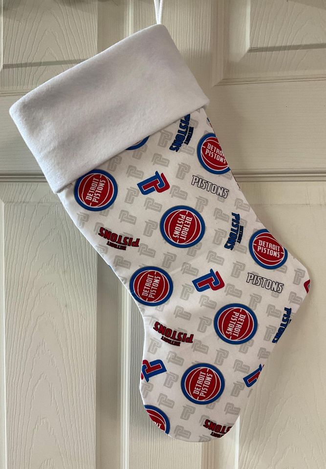 Detroit Pistons Christmas Stocking