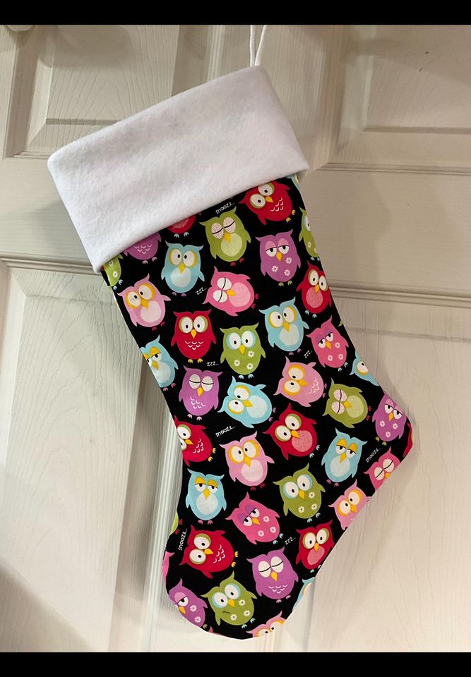 Owls Christmas Stocking