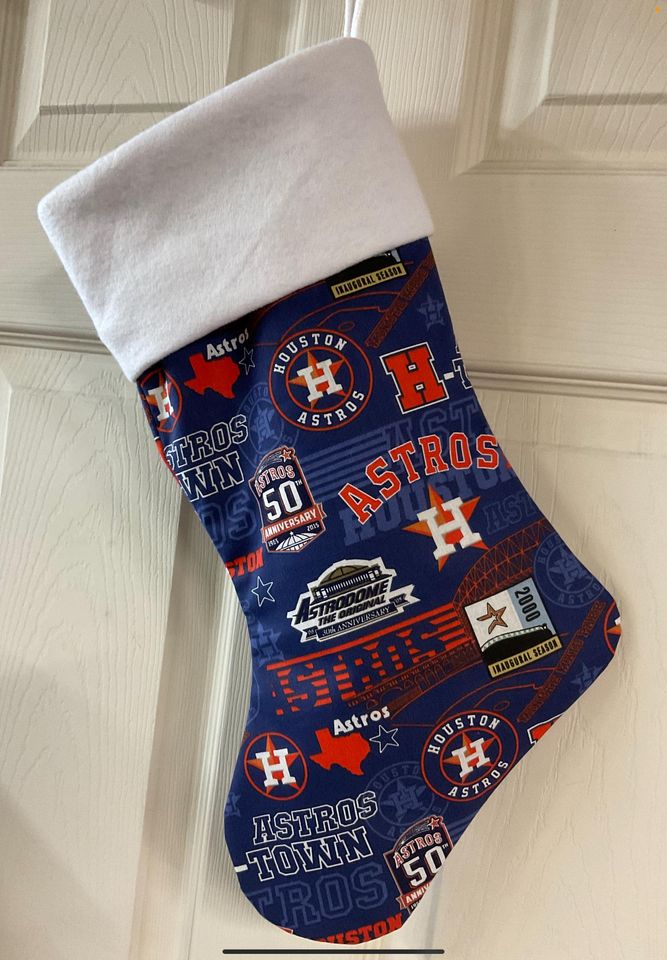 Houston Astros 50th Anniversary Christmas Stocking