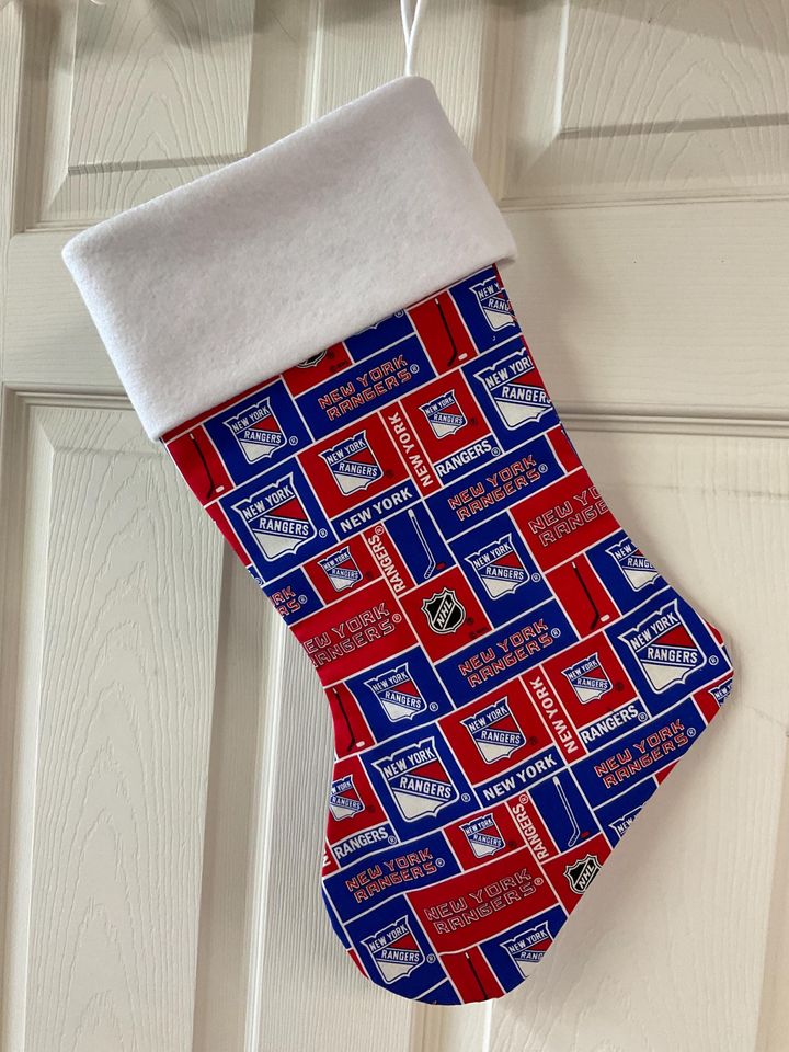 NY Rangers Christmas Stocking