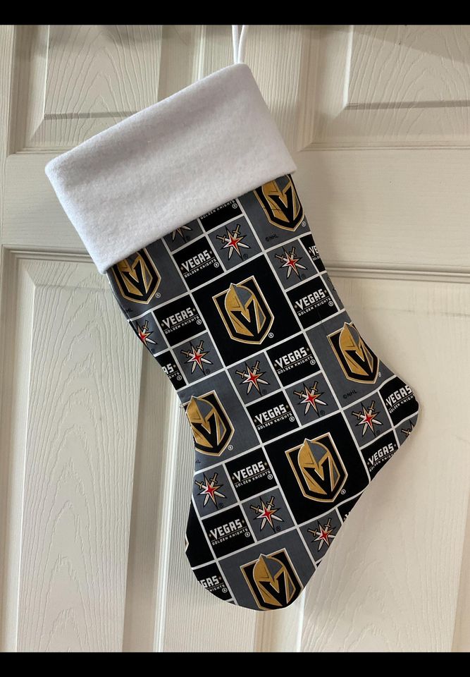 Vegas Golden Knight Christmas Stocking
