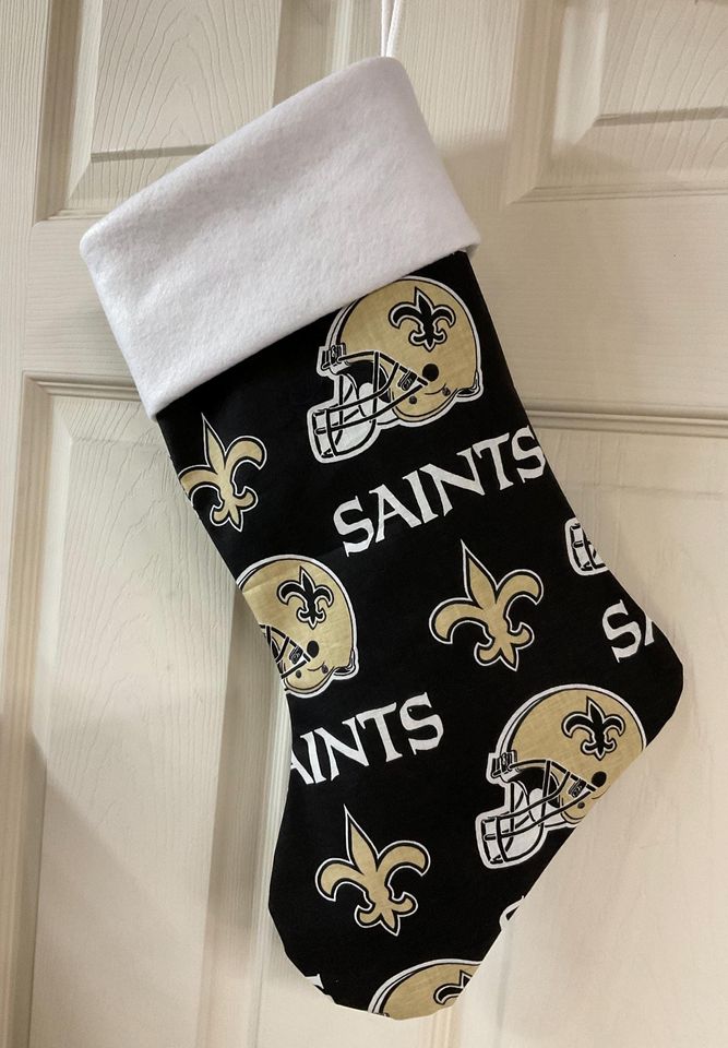 New Orleans Saints Christmas Stocking