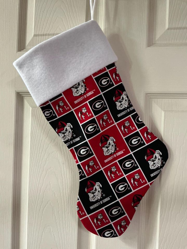 GA bulldogs Christmas Stocking
