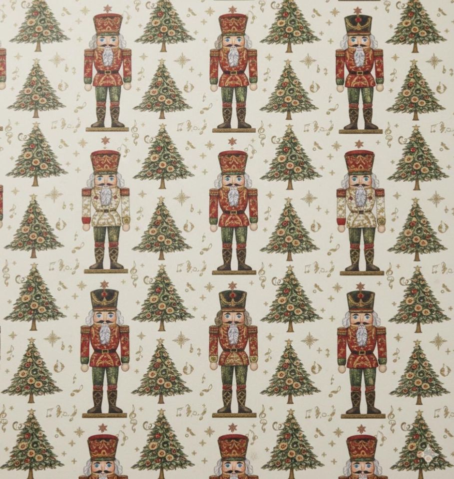 Christmas Nutcracker Gift Wrap: Festive Holiday Paper